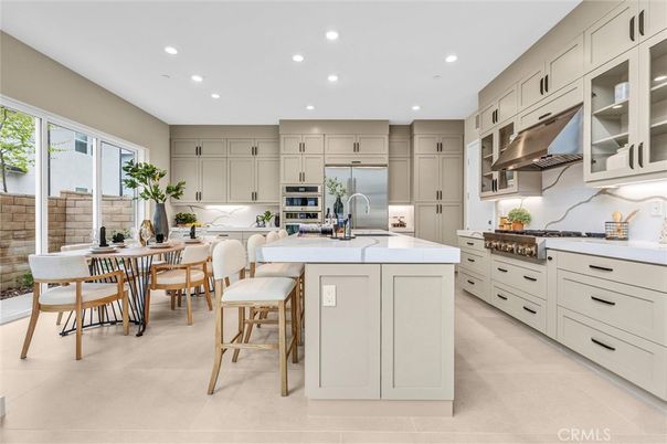 Dining room, Interior, Kitchen, Recessed Lighting, Stainless Steel Appliances