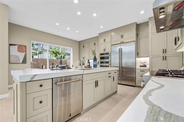 Interior, Kitchen, Recessed Lighting, Stainless Steel Appliances