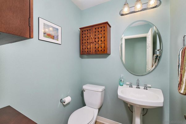 Bathroom, Interior, Wood Texture Flooring