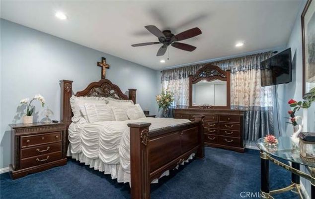 Bedroom, Interior, Recessed Lighting