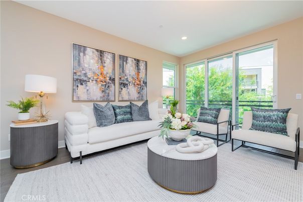 Interior, Living room, Recessed Lighting