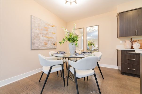 Dining room, Interior, Wood Texture Flooring