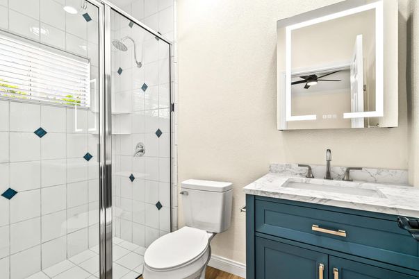 Bathroom, Glass Shower, Interior