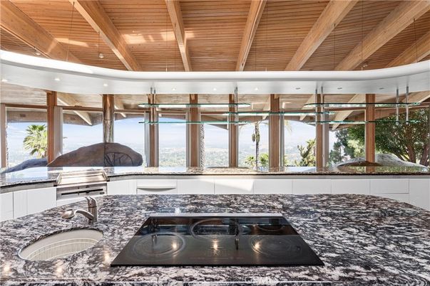 Interior, Kitchen, Recessed Lighting, Wooden Beams, Wooden Ceilings