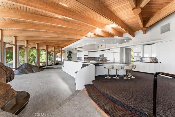 Interior, Kitchen, Recessed Lighting, Wooden Beams, Wooden Ceilings