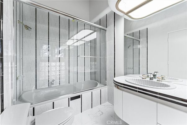 Bathroom, Dual Sink Vanities, Glass Shower, Interior, Marble