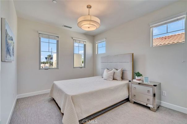 Bedroom, Interior, Pendant Lights