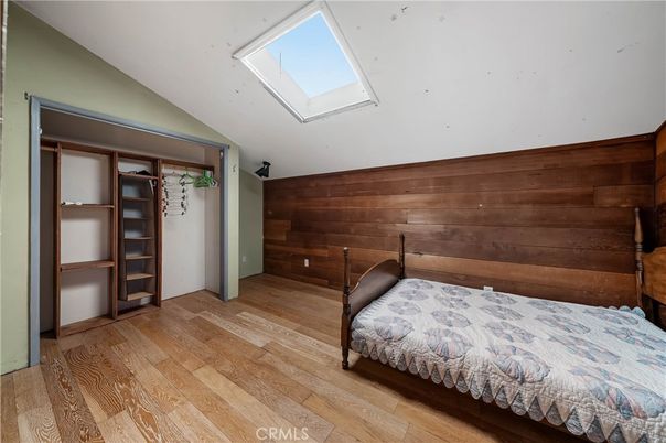 Bedroom, Interior, Wood Texture Flooring, Wooden Walls