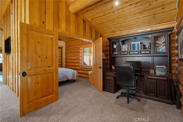 Home Office, Interior, Wooden Beams, Wooden Ceilings, Wooden Walls