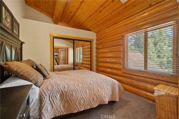 Bedroom, Interior, Wooden Beams, Wooden Ceilings, Wooden Walls