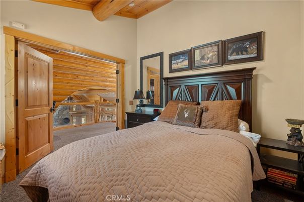 Bedroom, Interior, Wooden Beams, Wooden Ceilings