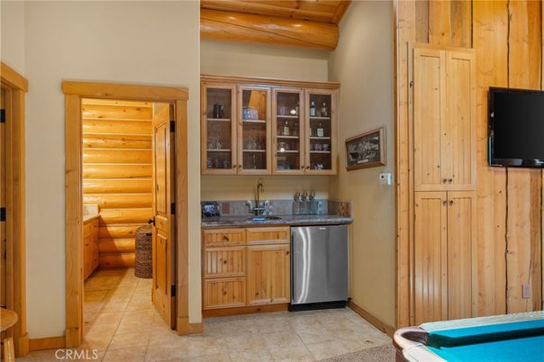 Interior, Kitchen, Recessed Lighting, Wooden Ceilings, Wooden Walls