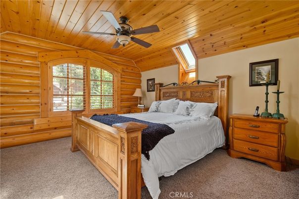 Bedroom, Interior, Wooden Ceilings, Wooden Walls