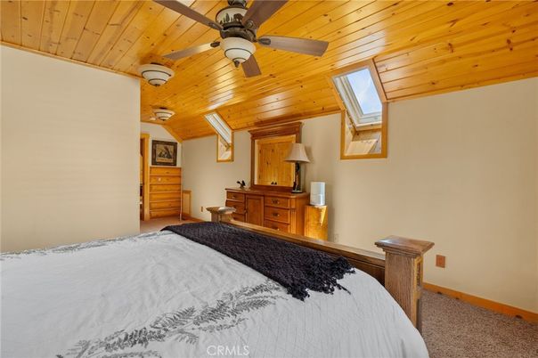 Bedroom, Interior, Wooden Ceilings