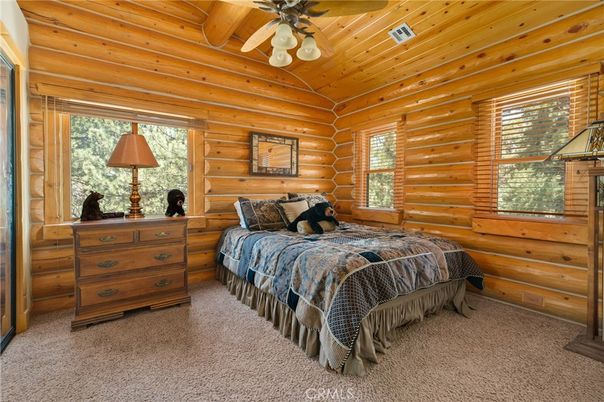 Bedroom, Interior, Wooden Ceilings, Wooden Walls