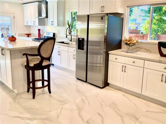 Interior, Kitchen, Marble, Stainless Steel Appliances