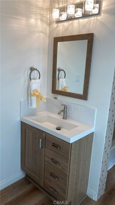 Bathroom, Interior, Wood Texture Flooring