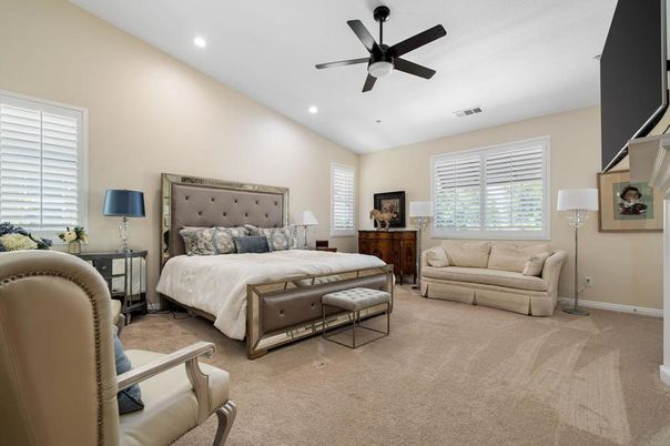 Bedroom, Interior, Recessed Lighting