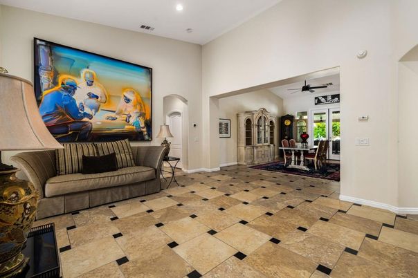 Dining room, Interior, Recessed Lighting