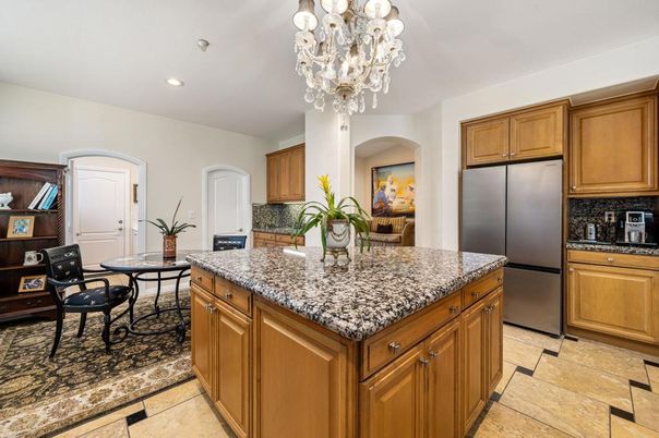 Chandelier, Interior, Kitchen, Recessed Lighting