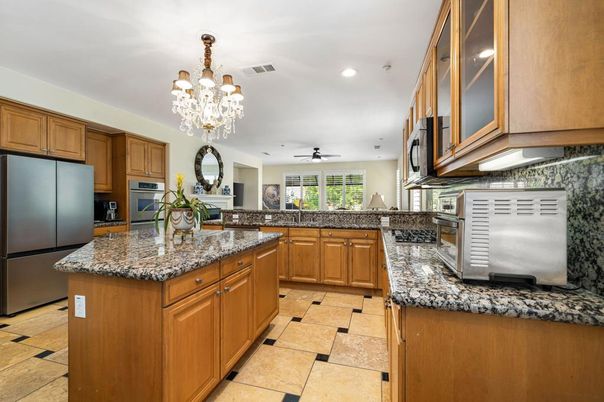 Chandelier, Interior, Kitchen, Recessed Lighting
