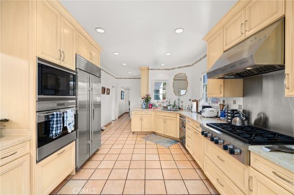 Interior, Kitchen, Recessed Lighting, Stainless Steel Appliances