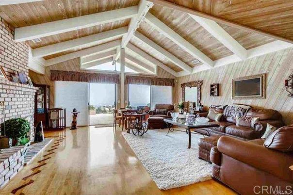 Dining room, Fireplace, Interior, Living room, Stone Walls, Wooden Beams, Wooden Ceilings, Wood Texture Flooring