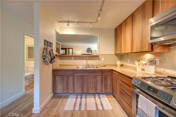 Interior, Kitchen, Wood Texture Flooring
