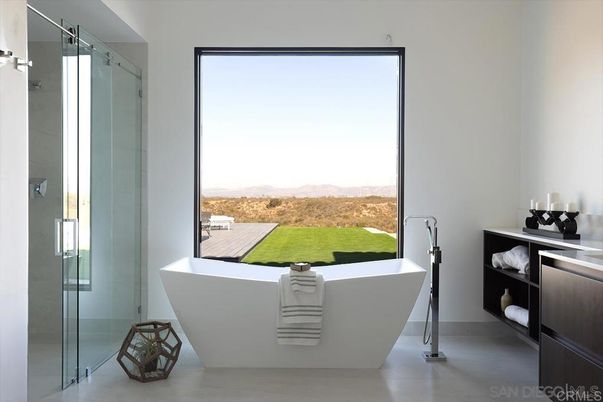 Bathroom, Free Standing Baths, Glass Shower, Interior