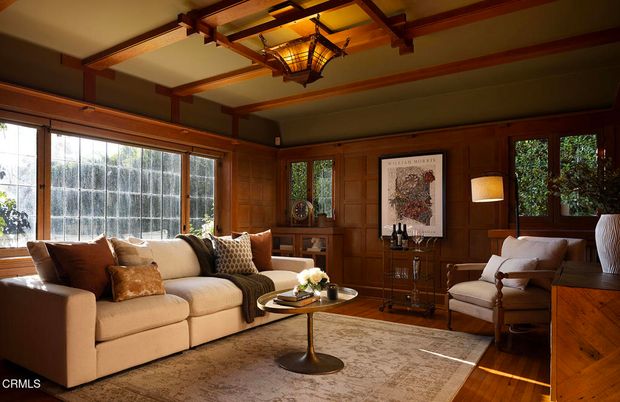 Interior, Living room, Wooden Beams, Wood Texture Flooring