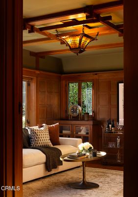 Interior, Living room, Wooden Beams, Wooden Walls