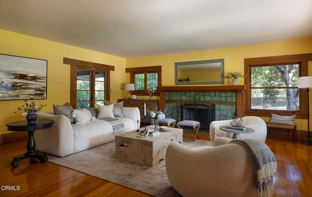 Fireplace, Interior, Living room, Wood Texture Flooring