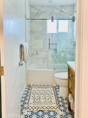 Bathroom, Glass Shower, Interior, Marble Walls