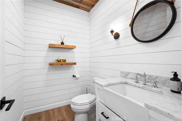 Bathroom, Interior, Wood Texture Flooring