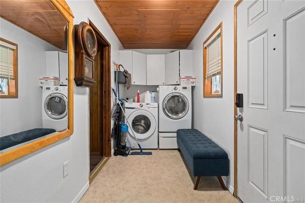 Interior, Utility Closets, Washer, Wooden Ceilings