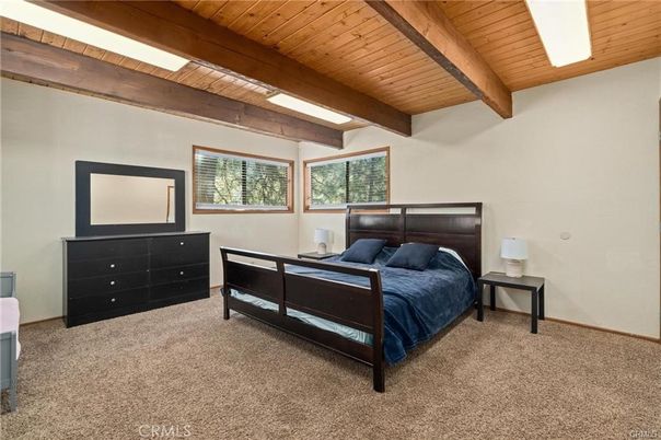 Bedroom, Interior, Wooden Beams, Wooden Ceilings