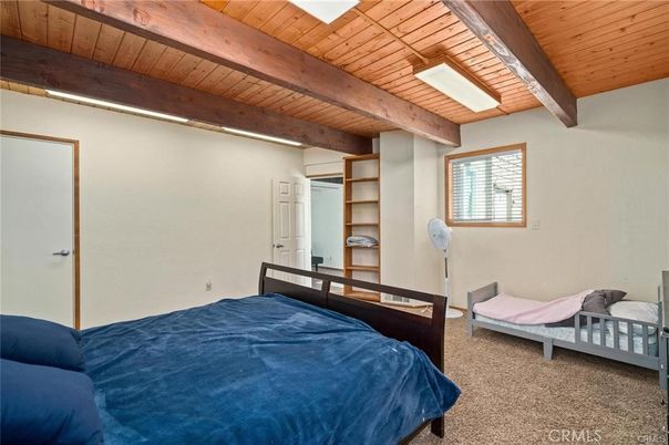 Bedroom, Interior, Wooden Beams, Wooden Ceilings