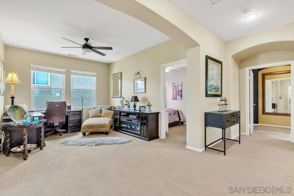 Bedroom, Home Office, Interior, Recessed Lighting