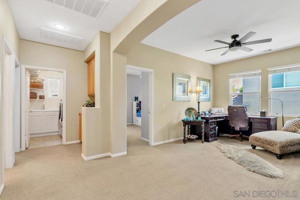 Home Office, Interior, Recessed Lighting