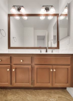 Bathroom, Dual Sink Vanities, Interior, Wood Texture Flooring