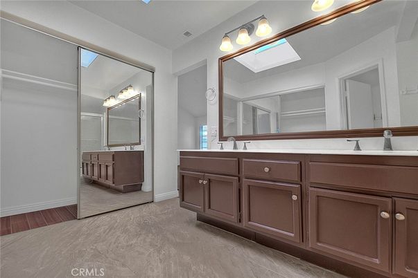Bathroom, Dual Sink Vanities, Interior, Wood Texture Flooring