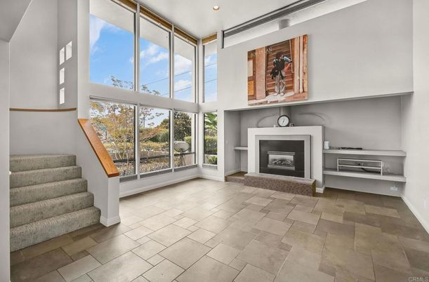 Fireplace, Interior, Recessed Lighting, Sun Room