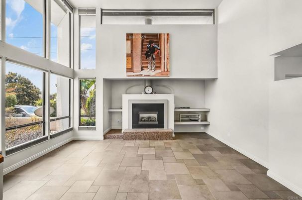 Fireplace, Interior, Sun Room