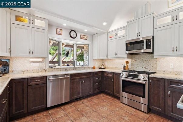 Interior, Kitchen, Recessed Lighting, Stainless Steel Appliances