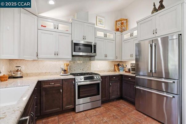 Interior, Kitchen, Recessed Lighting, Stainless Steel Appliances