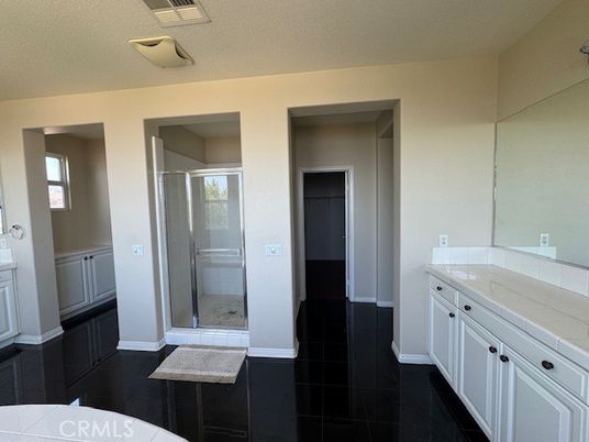 Bathroom, Glass Shower, Interior, Tile Countertops
