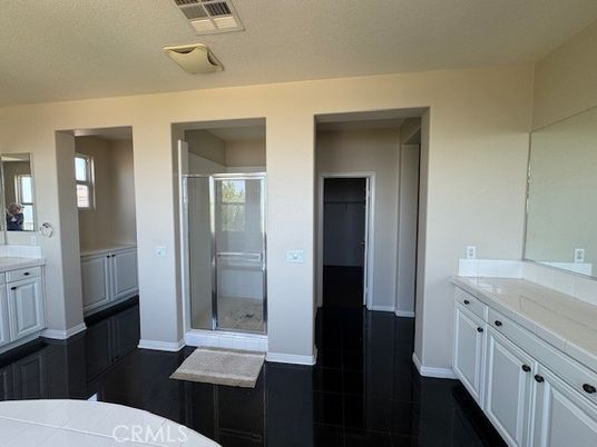 Bathroom, Glass Shower, Interior, Tile Countertops
