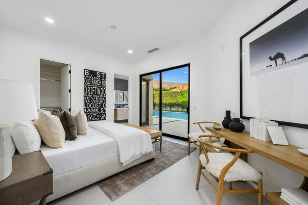 Bedroom, Home Office, Interior, Recessed Lighting