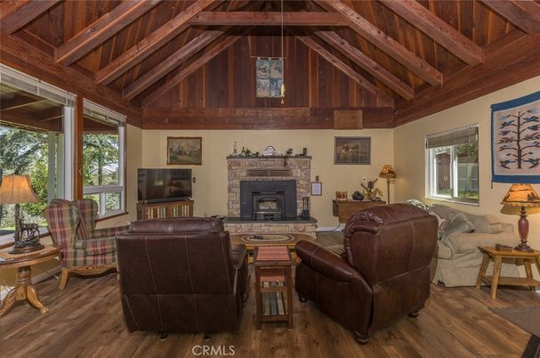 Fireplace, Interior, Living room, Wooden Beams, Wooden Ceilings, Wood Texture Flooring