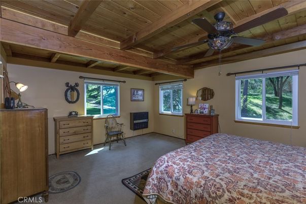 Bedroom, Interior, Wooden Beams, Wooden Ceilings